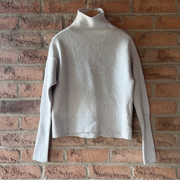 Wilfred Sweaters - WILFRED | Grey turtle neck long cuff wool blend sweater